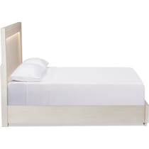 arielle bedroom white queen bed   