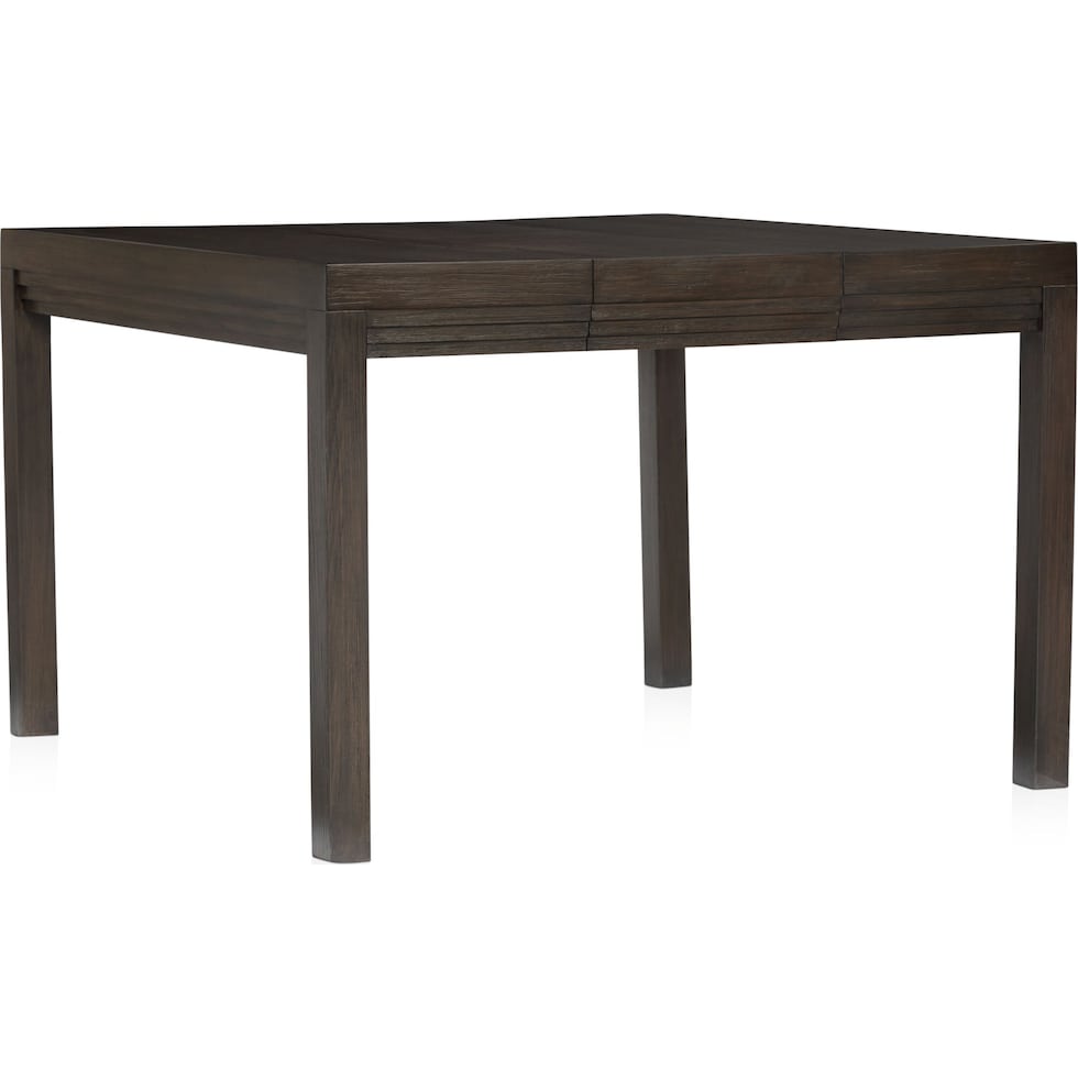 arielle dining dark brown  pc dining room   