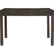 arielle dining dark brown  pc dining room   