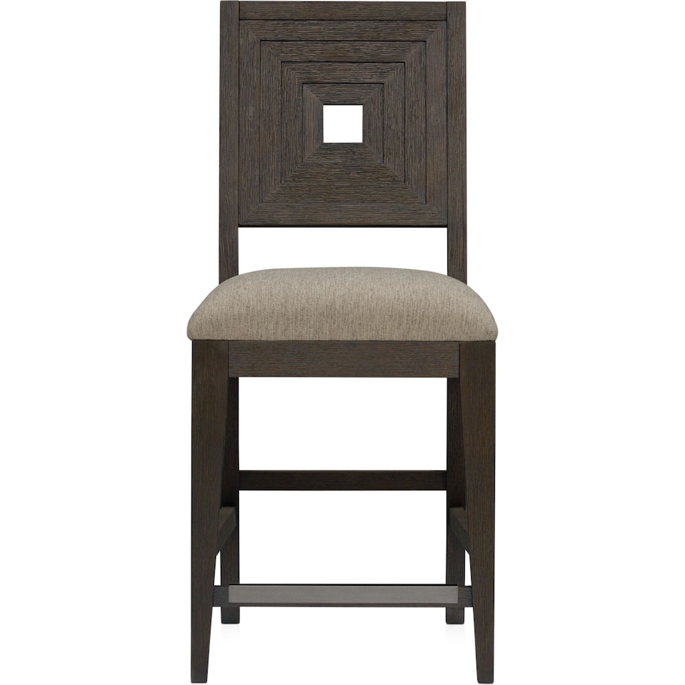 arielle dining dark brown  pc dining room   