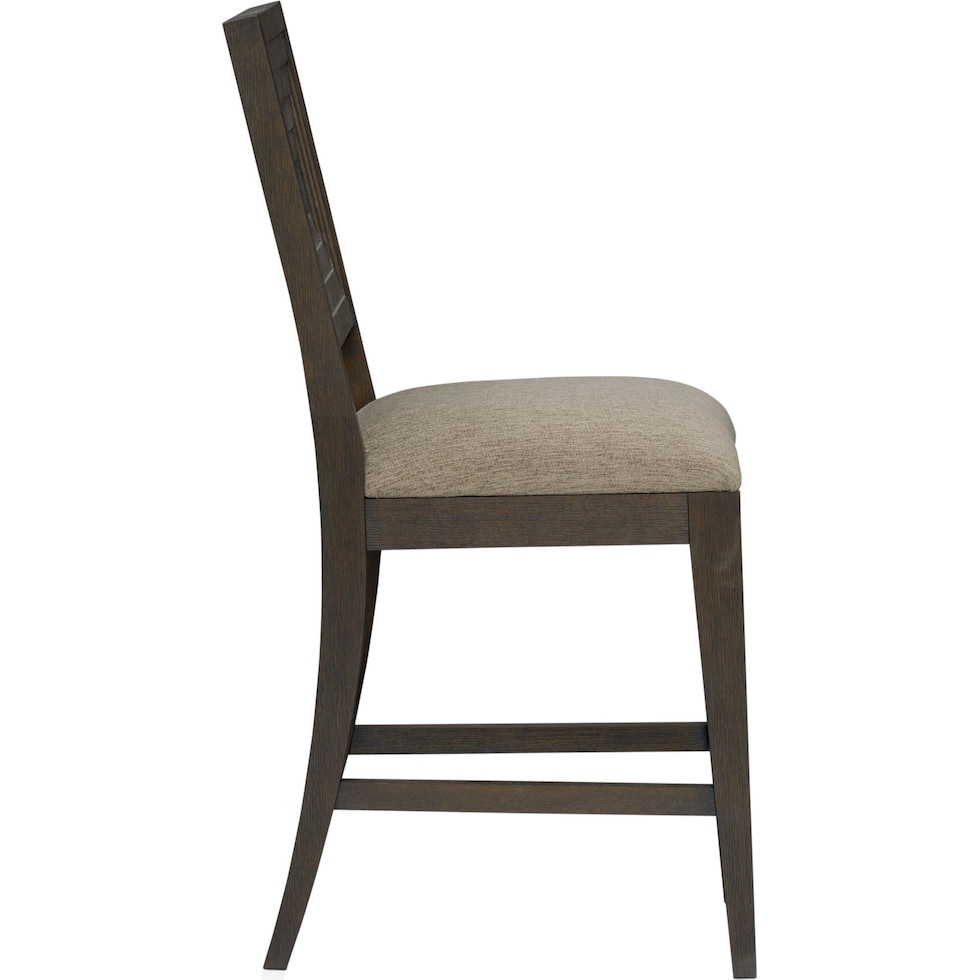 arielle dining dark brown  pc dining room   