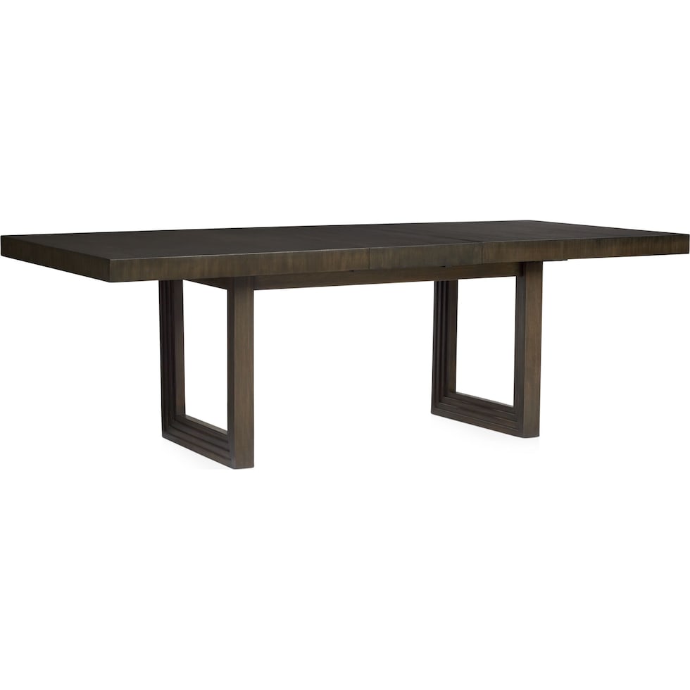 arielle dining dark brown dining table   