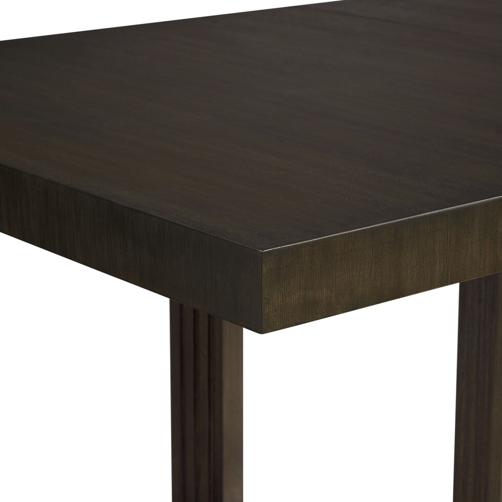 arielle dining dark brown dining table   