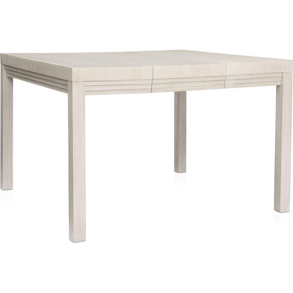 arielle dining white counter height dining table   