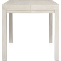 arielle dining white counter height dining table   