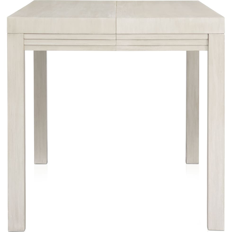 arielle dining white counter height dining table   