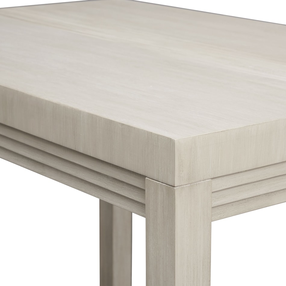 arielle dining white counter height dining table   