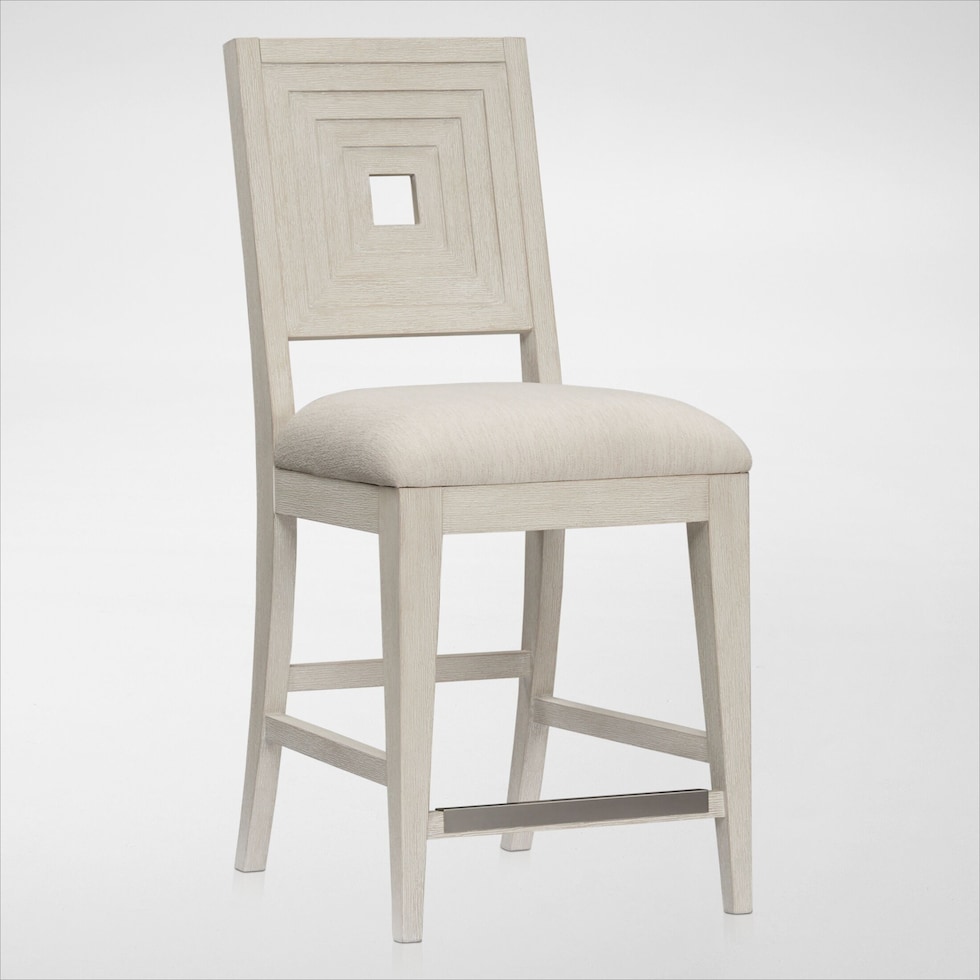 arielle dining white counter height stool web   