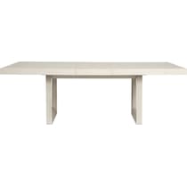 arielle dining white dining table   