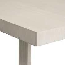arielle dining white dining table   