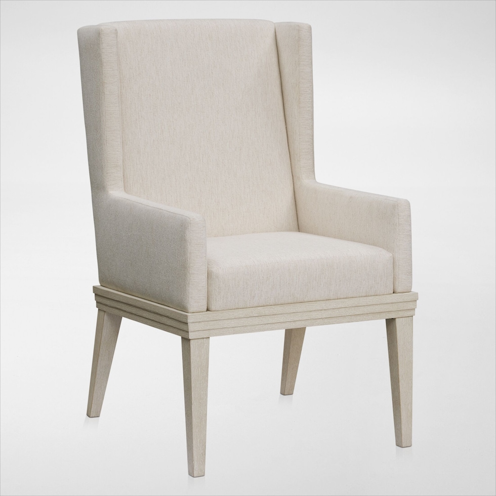 arielle dining white host chair web   