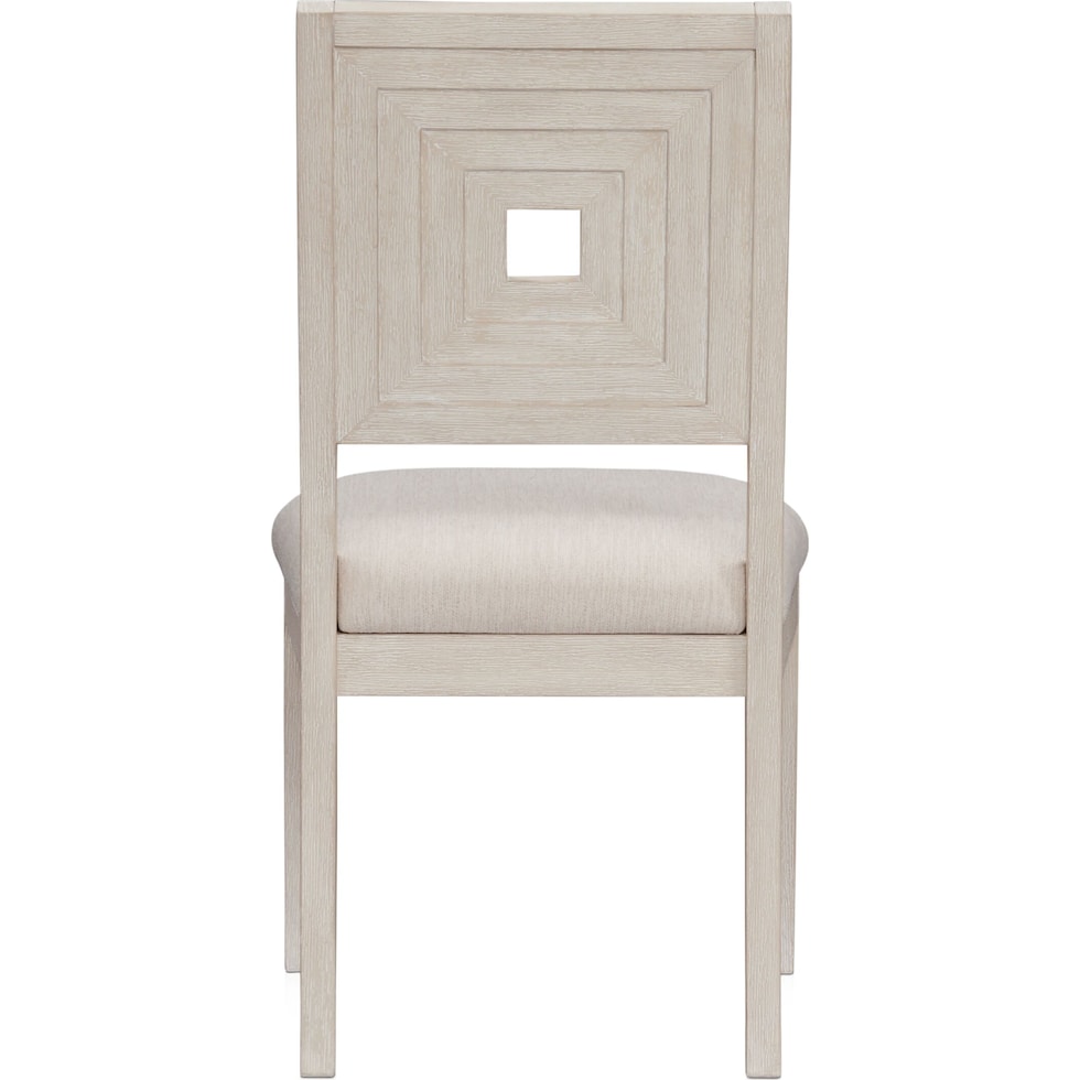 arielle dining white side chair   