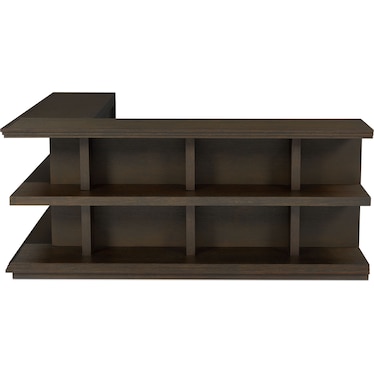 Arielle Left Corner Bookcase Console
