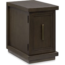 arielle occasional tables dark brown chairside table   