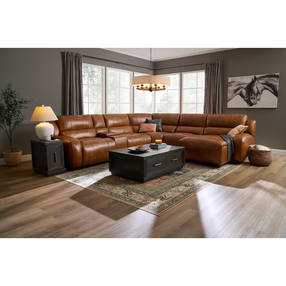 arielle occasional tables dark brown chairside table   