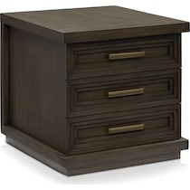 arielle occasional tables dark brown end table   