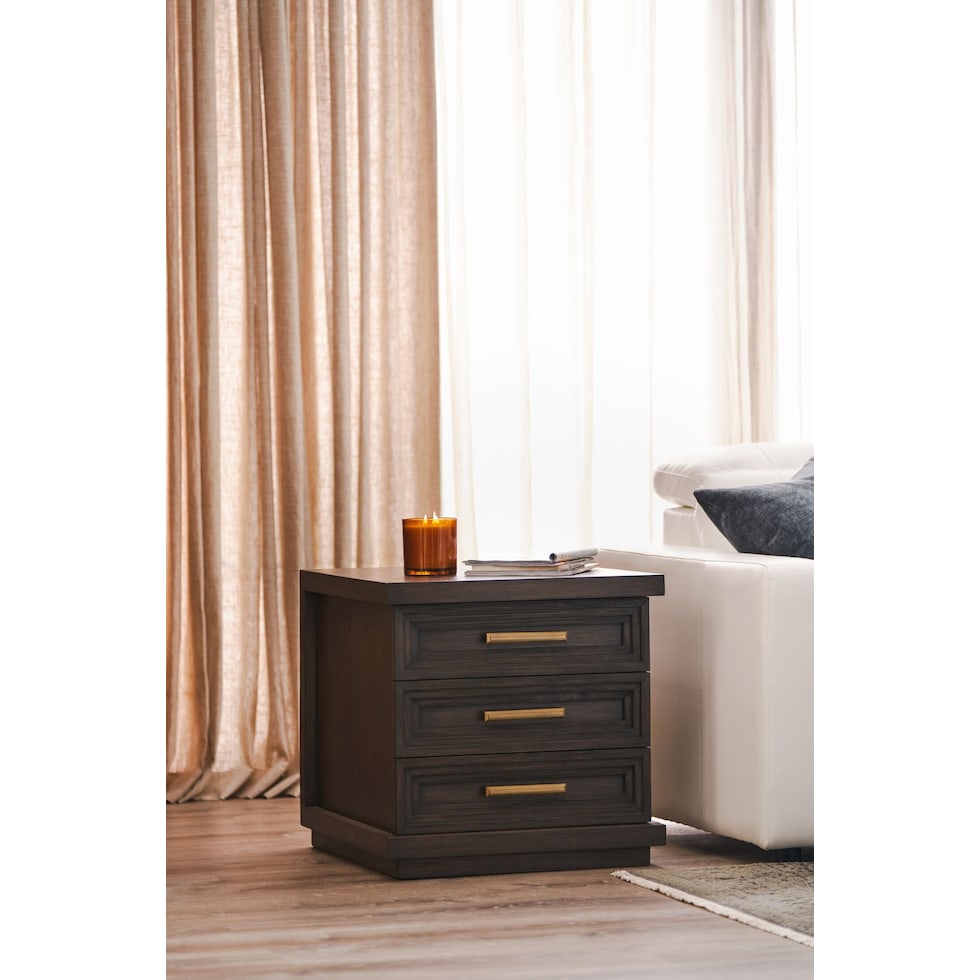 arielle occasional tables dark brown end table   