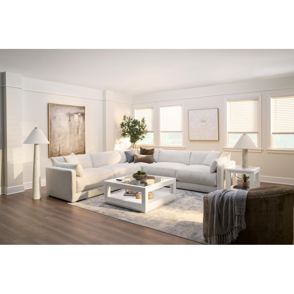 arielle occasional tables neutral coffee table   