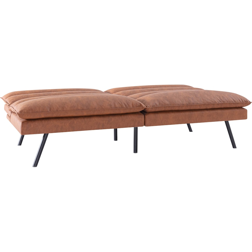 arietta light brown futon   