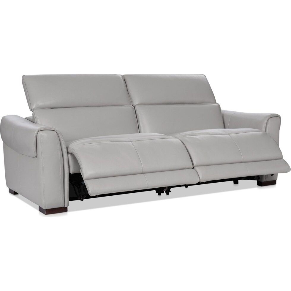 aris gray sofa   