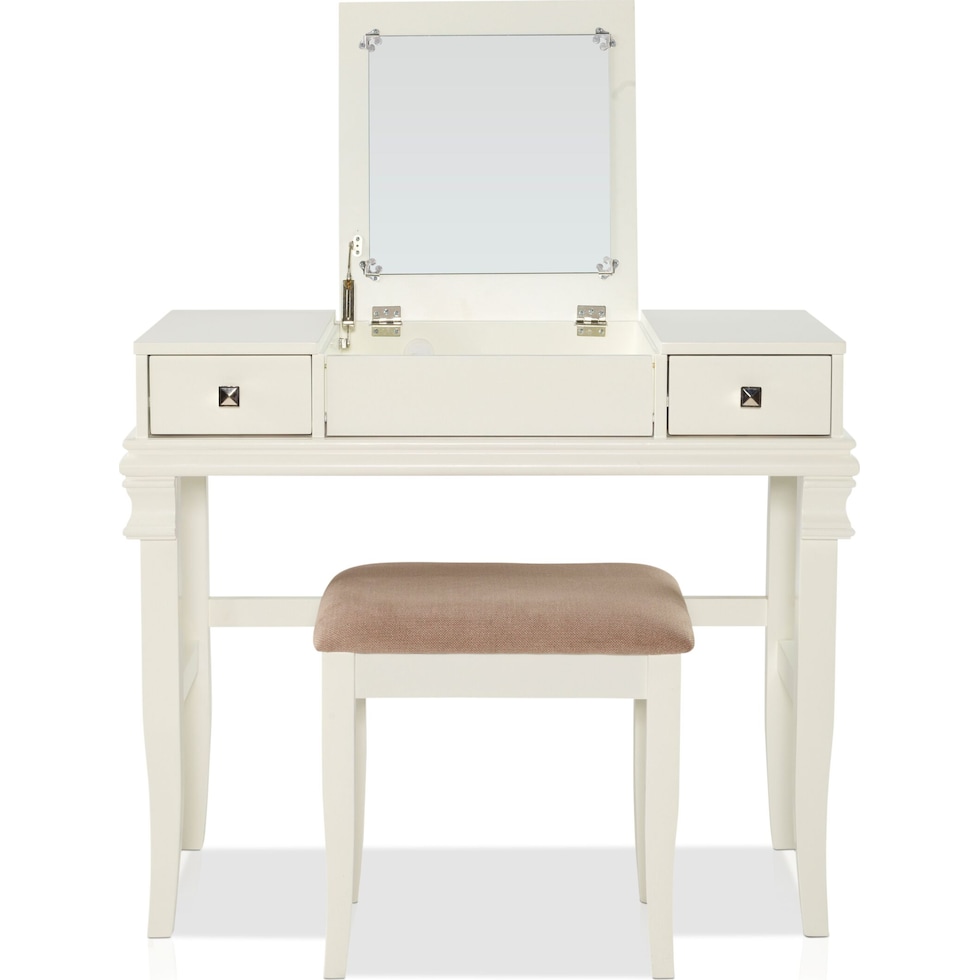 ariya white vanity   