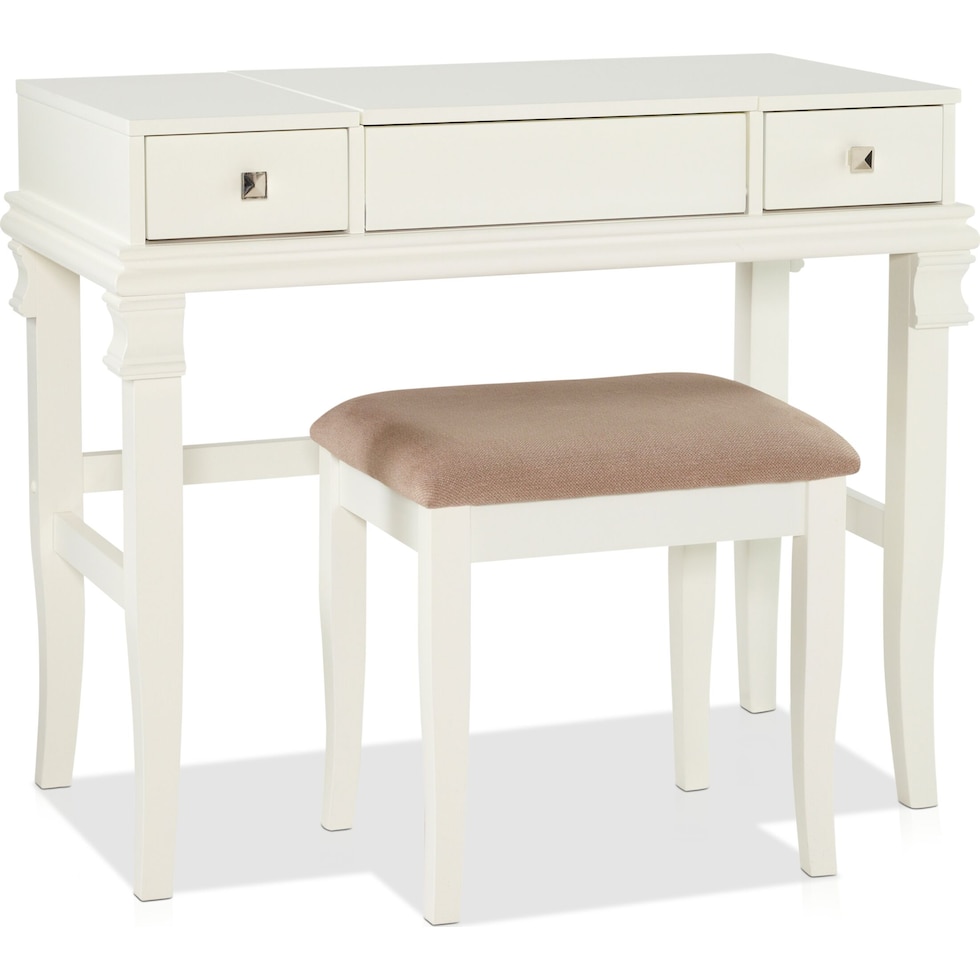 ariya white vanity   