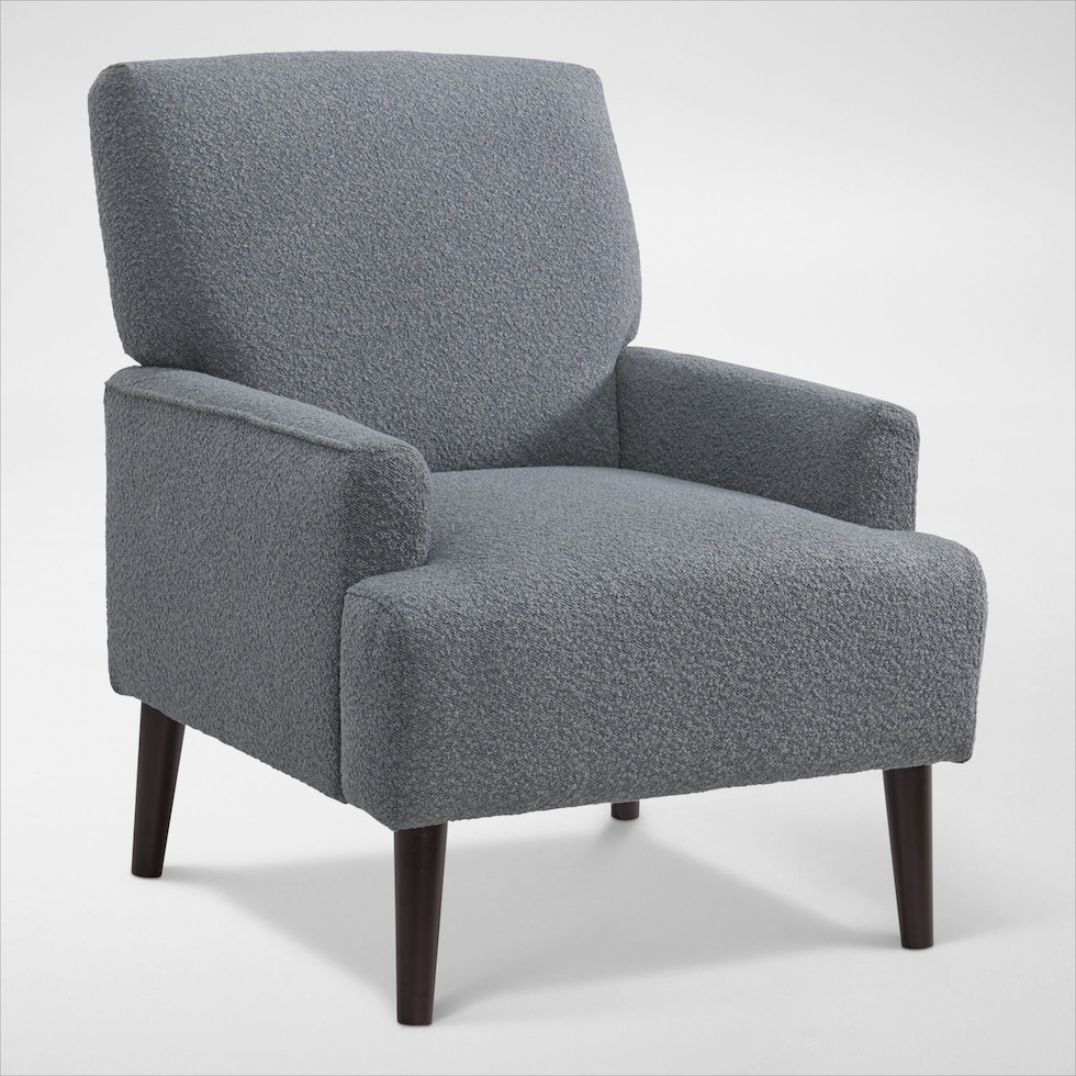 arla gray accent chair   