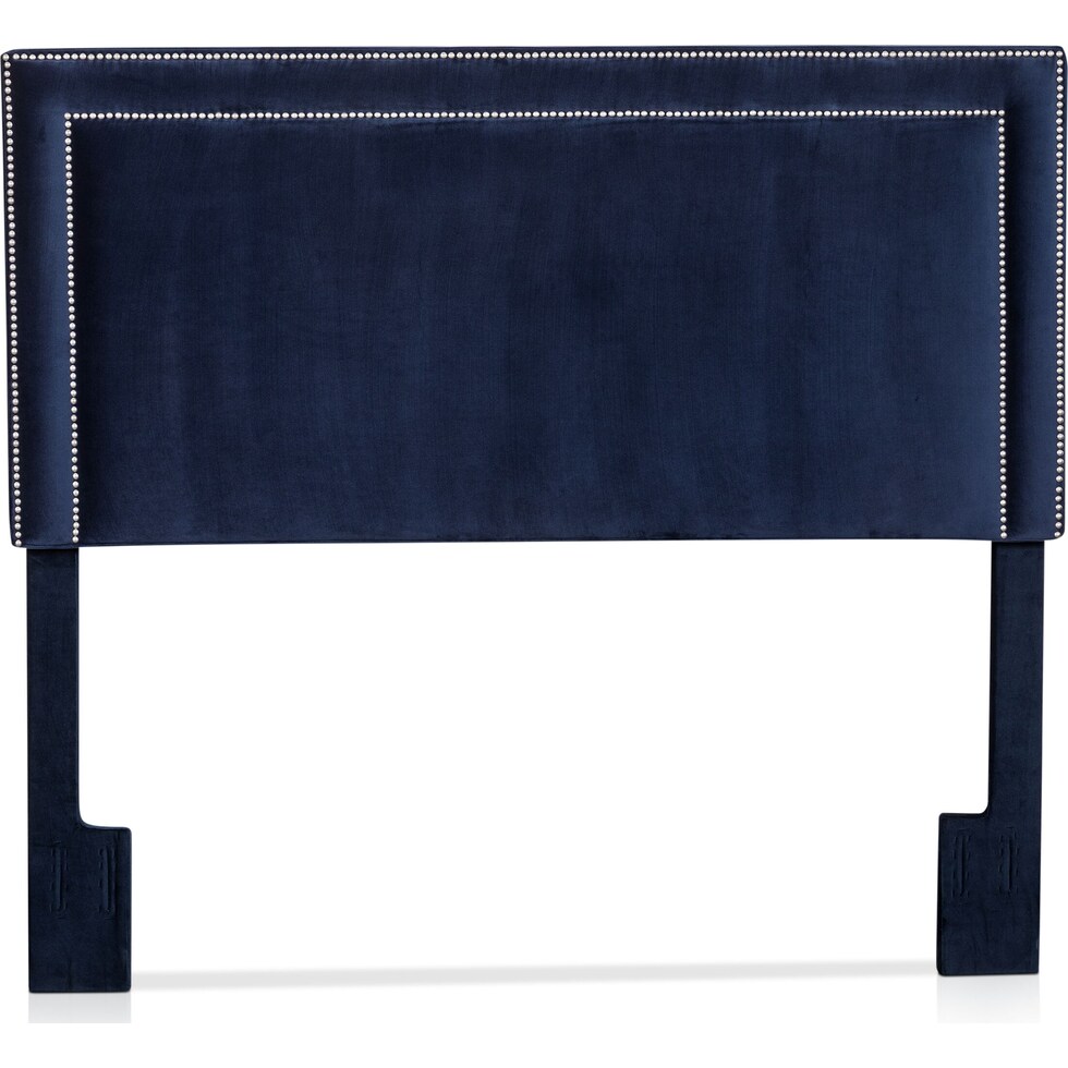 arleigh blue queen headboard   