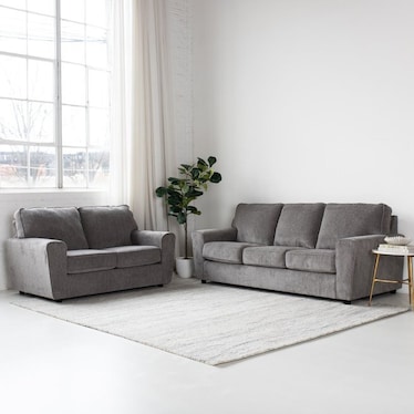 Signature Design by Ashley Arlis Sofa and Loveseat