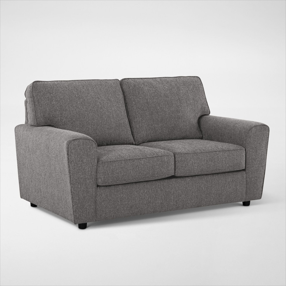 arlis gray loveseat   