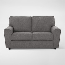 arlis gray loveseat   