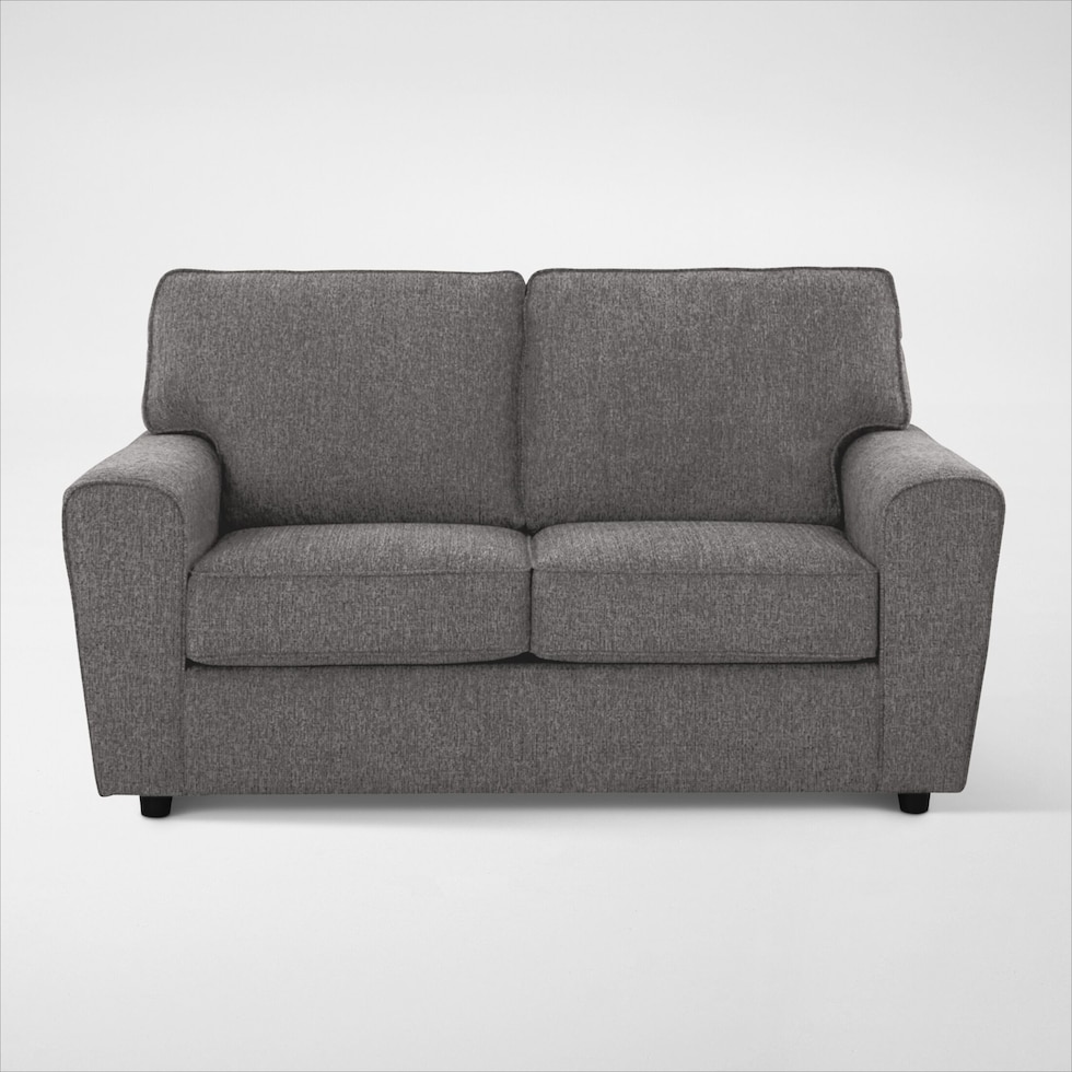 arlis gray loveseat   