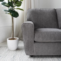 arlis gray loveseat   