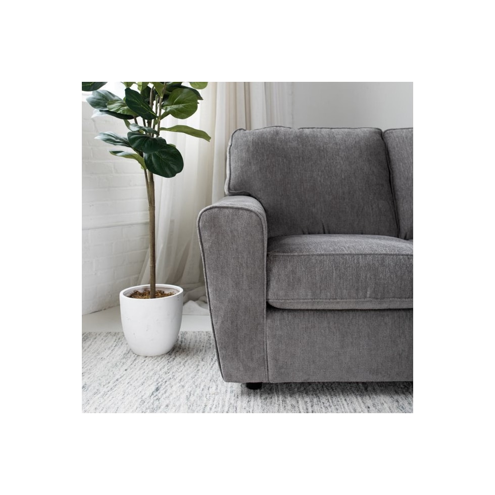 arlis gray loveseat   