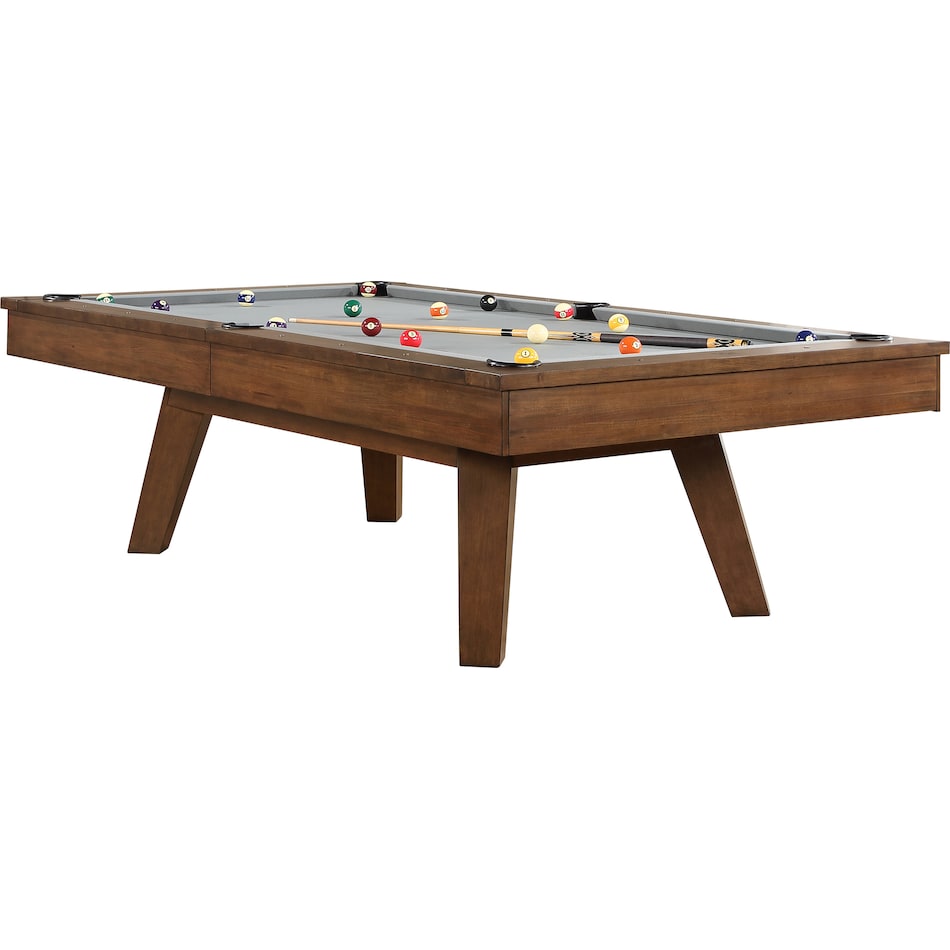 arlo pool table dark brown gaming table   