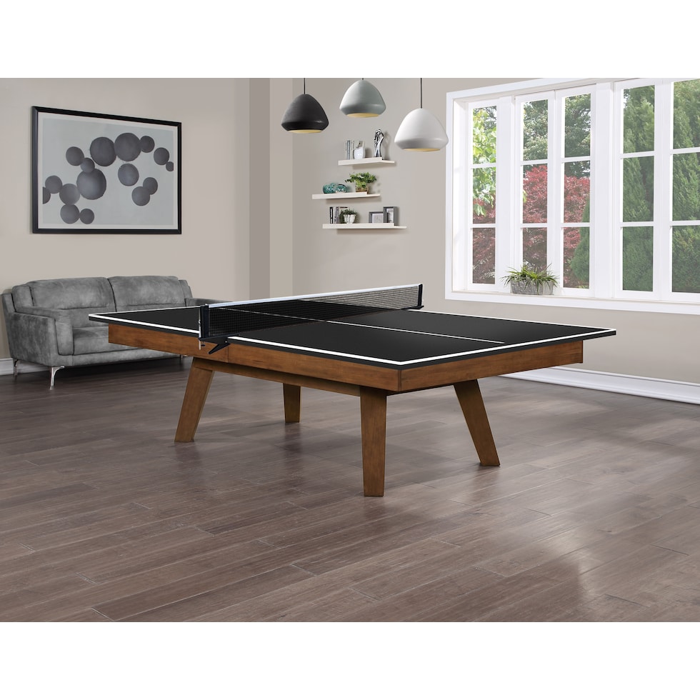 arlo pool table dark brown gaming table   