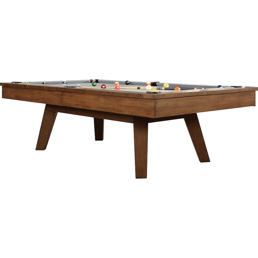 arlo pool table dark brown gaming table   