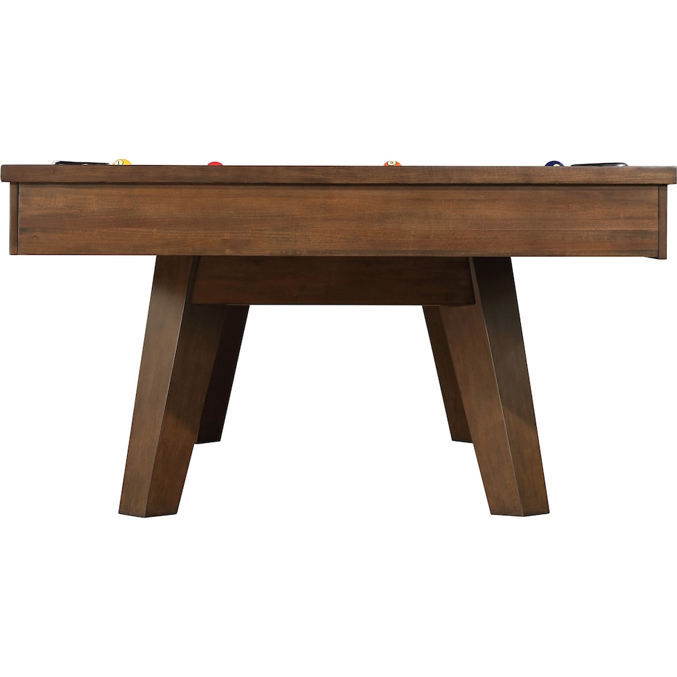 arlo pool table dark brown gaming table   