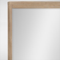 arlo light brown dresser and mirror   