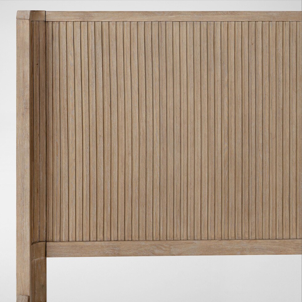 arlo light brown king bed   
