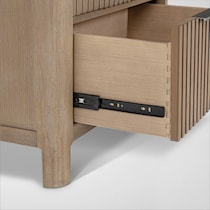 arlo light brown nightstand   