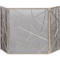armino gray fireplace screen   