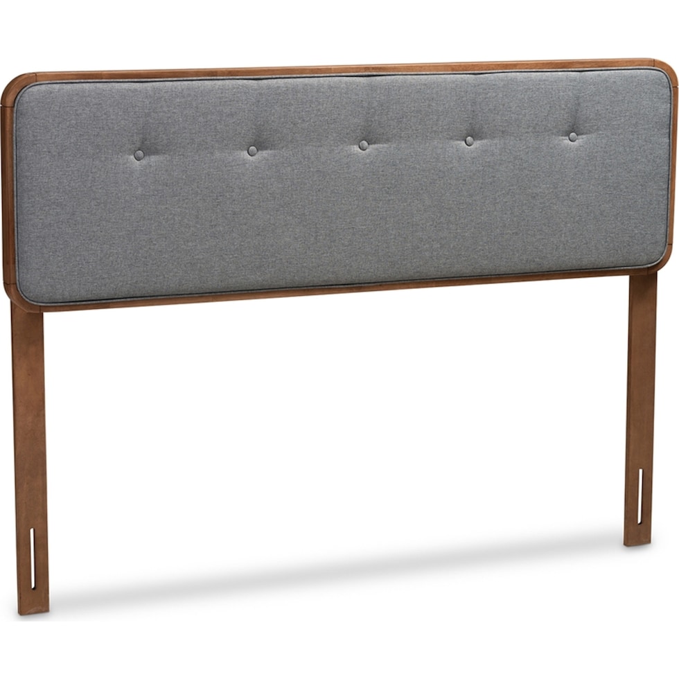 arnia gray king headboard   