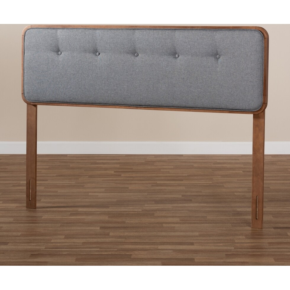 arnia gray king headboard   