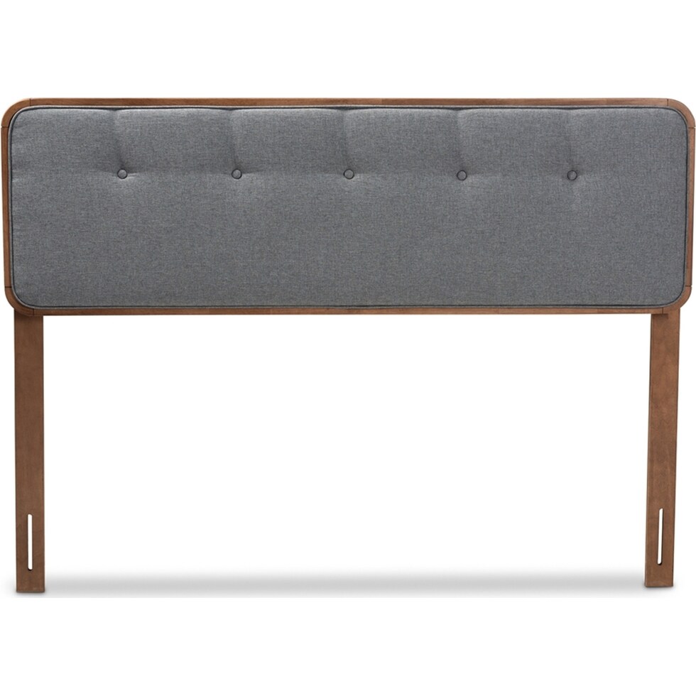 arnia gray king headboard   