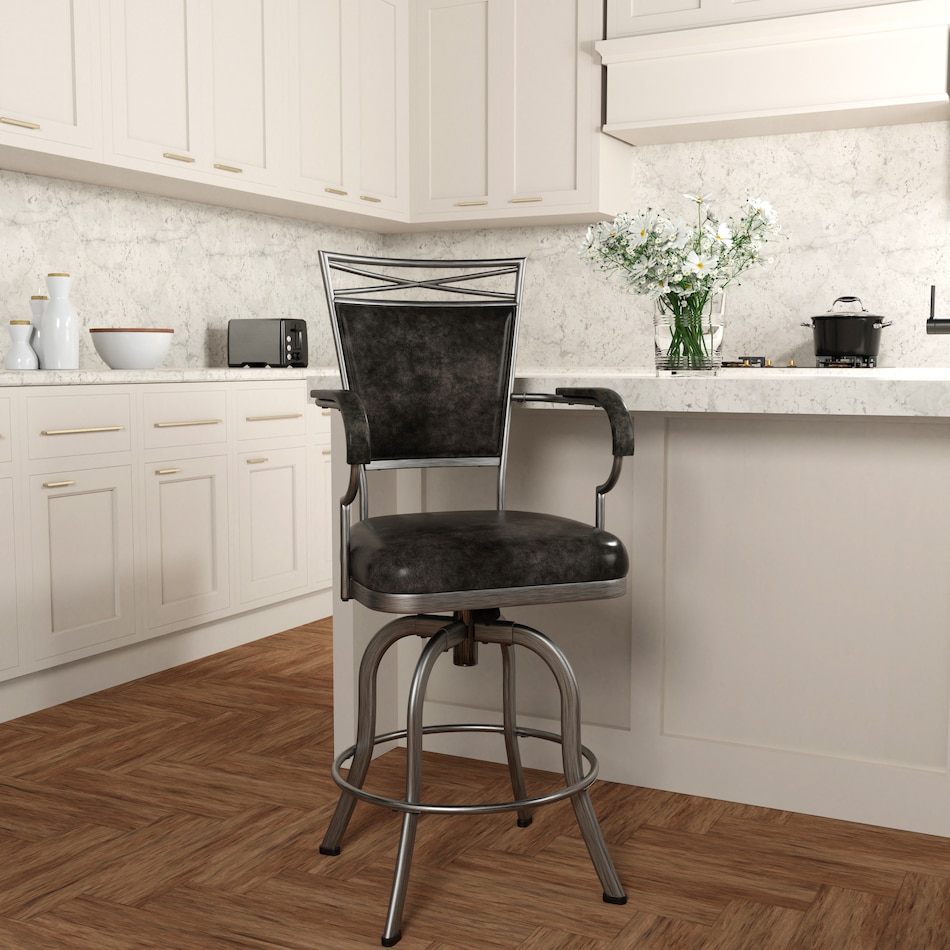 arno gray counter height stool   