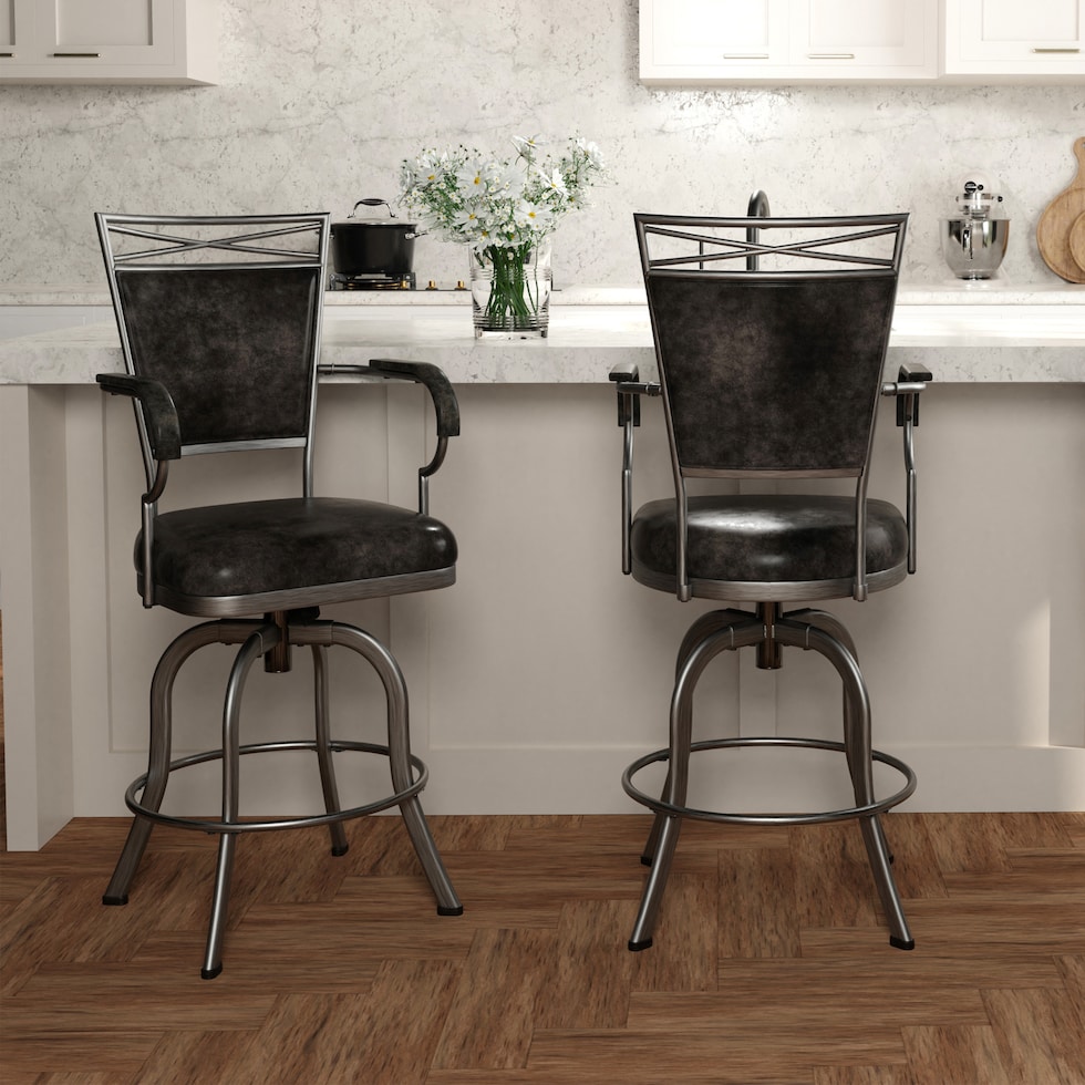 arno gray counter height stool   