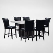 artemis counter height black  pc counter height dining room   