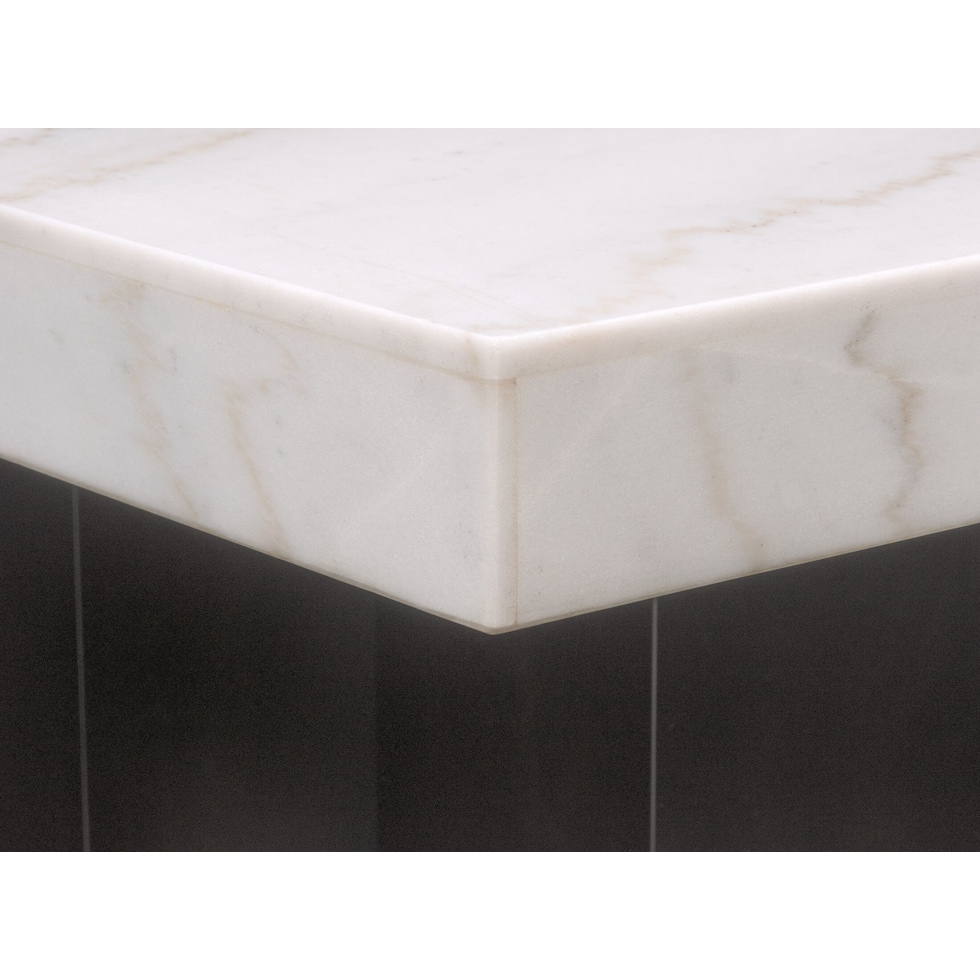 artemis counter height white marble blue  pc counter height dining room   