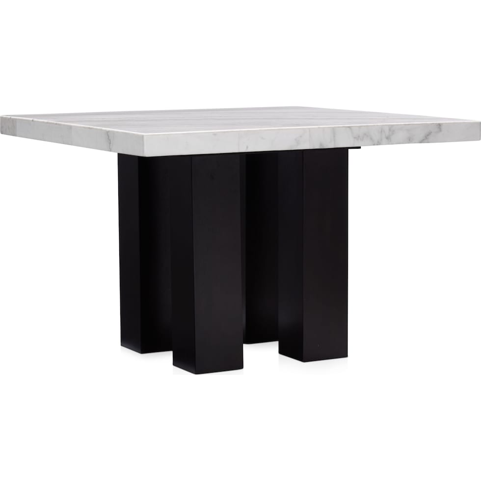 artemis counter height white marble counter height dining table   